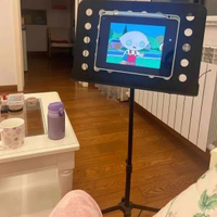 全城熱賣 - 平板支架床上床頭落地ipad支撐架懶人拍攝俯拍追劇通用手機架【黑色升級版】自由升降輕巧便攜