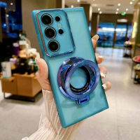 case magsafe for SAMSUNG S25 ULTRA rotating Gyoscopic silikon standing wireless charger softcase pro