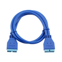 USB 3,0 20pin Male to Male Male to Female Motherboard cable 50cm For Asus Gigabyte Msi onda inte DELL HP Lenovo