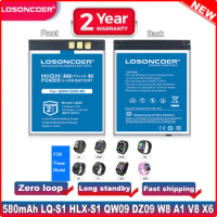 Smart Watch Battery LQ-S1 For Smart Watches Fashion Meter QW09 DZ09 AB-S1 W8 T8 A1 V8 X6 HLX-S1 KSW-S6 RYX-NX9