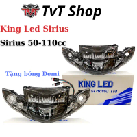 KingLed 2 Tầng Sirius - Đẹp Sáng Sang ( TẶNG KÈM DEMI, PAS KẸP RUNG , ĐÈN CÓ SẴN CHÂN H4 ) Đèn Pha P