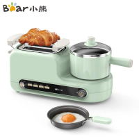 小熊(Bear)多功能鍋早餐機多士爐料理機電火鍋DSL-A02H3 淺綠色  
