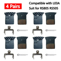 Bicycle Resin Brake Pad Road MTB Bike Cooling Fin Ice Tech for Shimano L03A Ultegra R9170 R8070 R7070 RS805 RS505 XTR M9100 K02S