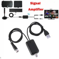 HDTV Antenna Amplifier 4K Low Noise High Gain TV Signal Amplifier Signal Enhancer UHD Televisions TV Antenna Signal Receiver
