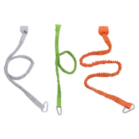 Kayak Paddle Leash Anti-lost Rope Heavy Duty Safety Rod Holder Rope with Buckle Portable for Kayak Canoe Surfboard