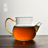 仿唐玻璃杯出口玻璃公道杯加厚耐熱分茶器茶漏套裝過濾功夫茶日式1入