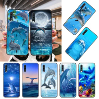 Phone Case For Samsung Galaxy A80 A72 A71 A70 A53 A52 A 51 50 42 32 31 20 41 S Cover for Galaxy A 14 30 23 shell Ocean Dolphin