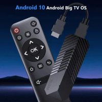 T3MINI TV Stick 4K HD 2.4G WiFi Mini Set-Top Box H.265 Video Media Player 1GB RAM 8GB ROM TV Stick Compatible For Android 10 .0