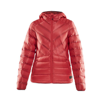 【CRAFT 瑞典 女 輕量羽絨連帽外套《紅》】1908007/羽絨衣/保暖外套/羽絨外套