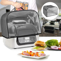 Air Fryer Hood For Ninja Foodi Grill Kitchen Dust Cap Toaster Cover With Storage Pockets Oxford Fabric Household Bread Baking