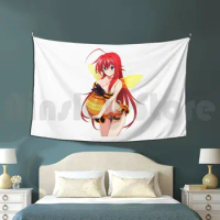 Rias Gremory Bee ( High School Dxd ) Tapestry Living Room Bedroom High School Dxd Hentai High School Dxd Ecchi High School Dxd