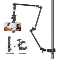 Magic Arm 80cm Camera Magic Arm Adjustable Flexible Phone Stand for Smartphone SLR Camera Camcorder LED Light Microphone Video