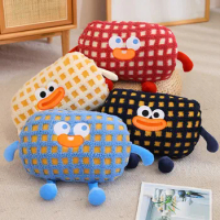 Cute Creative Cookie Little Monster Soft Plushie Toy Stuffed Comfort Cartoon Warm Hand Pillow Sofa Chair Cushion for Girls Gifts