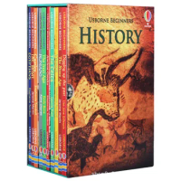 Usborne Beginners History 10 Books Collection Box Set Stone Age,Iron Age,Egyptians,Ancient Greeks,Romans,Vikings,Castles &amp; MORE