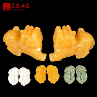 隨葬下葬喪葬殯葬陪葬用品墓地用品祭祀護陵貔貅骨灰盒前擺件貢品