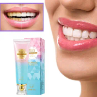 100g Dazzling White Toothpaste Fresh Breath Niacinamide Teeth To To Remove Tooth Breath Remove Stains Care Bad Tone Toothpa J8Q5