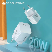 CABLETIME PD 20W Charger USB C Mini Fast Charging for iPhone 12 iPad pro Xiaomi Nintendo Switch Quick Charger 3.0 C381