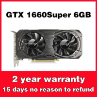 GTX1660 Super 6GB Gaming Video Card NVIDIA GeForce GTX 1660 SUPER 6G Graphics Cards GPU Desktop Computer Game 1660s 6g