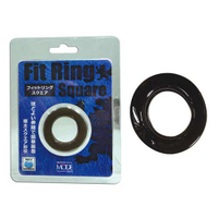 [漫朵拉情趣用品]日本MODE Fit Ring Square男用屌環(透明黑) [本商品含有兒少不宜內容]DM-9083705