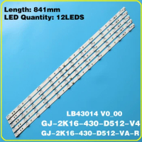 LED Backlight 12 Lamp strip For Philips 43"TV LB43014 V0_00 TPT430U3 EQLSJA.G 43PUS6501 43PUS6101 43PUS6201 43PUS7202 43PUH6101