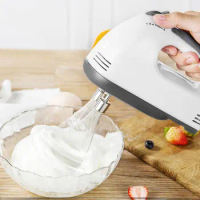 100W Electric Wireless Hand Mixer Kitchen Hand Blender 7 Speeds Portable Electric Food Mixer Hand Stirrer Home Appliances