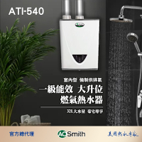 【AOSmith】150周年 32L強制排氣瓦斯熱水器 商用級銅鰭片 壽命更升級 適用4間衛浴