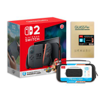 任天堂 Switch 2 瑪利歐賽車世界同捆主機+主機包+保護貼