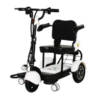 Folding small adult 3 wheel disabled mobility scooter fold three wheel electric handicapped tricycles for sale