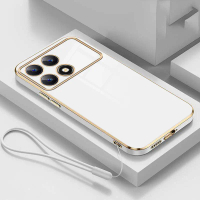 เคสโทรศัพท์, เหมาะสำหรับ Xiaomi POCO X6 Pro 5G, M6, F6 5G, POCO M6 Pro, กันกระแทก, เคสขอบสี่เหลี่ยม,