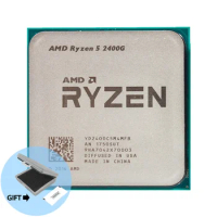 AMD Ryzen 5 2400G R5 2400G 3.6 GHz Quad-Core Quad-Thread 65W CPU Processor YD2400C5M4MFB Socket AM4