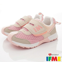 IFME日本健康機能童鞋-機能學步鞋IF30-280901粉灰(中小童段)