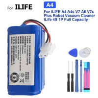 2800mAh Replacement Battery For ILIFE A4 A4s V7 A6 V7s Plus V7sPlus Robot Vacuum Cleaner ILife 4S ILife4S 1P Batteries