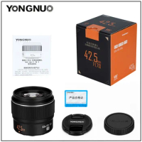 YONGNUO YN42.5mm F1.7M II M4/3 Medium Telephoto Prime Lens Large Aperture for Olympus E-PL9 E-PL10 PEN-F Panasonic GF-8 GF-9