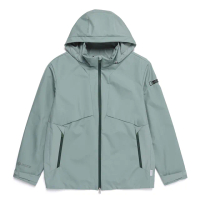 【國家地理服飾官方旗艦】男女同款ATLAS WINDSTOPPER BY GORE-TEX LABS 2L雙層連帽外套-卡其綠色