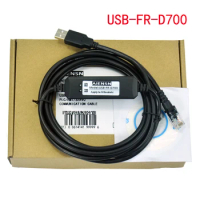 Suitable for Mitsubishi FR-E700 FR-D700/740 inverter debugging cable USB interface download data cable