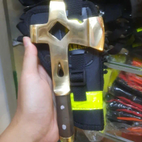 Kapak Damkar Komando Kuningan + Sarung - Model Baru