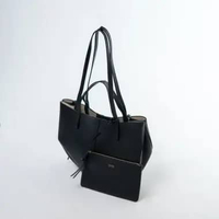Tas POLENE CYME MINI BLACK TOTE BAG WITH POUCH 100% ORIGINAL
