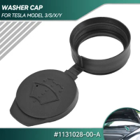 Car Windshield Wiper Washer Water Tank Bottle Cover Fluid Reservoir Cap 1131028-00-A for Tesla Model 3 S X Y 2012-23 Accessories