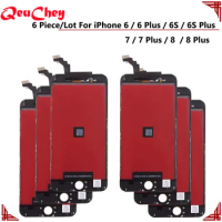 6 Piece/Lot For iPhone 6 / 6 Plus / 6S / 6S Plus / 7 / 7 Plus / 8 / 8 Plus LCD Display Monitor Touch Screen Digitizer Assembly