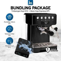 Joil Bundle Mesin Kopi Espresso & Timbangan Kopi Digital D11C Black Bundle