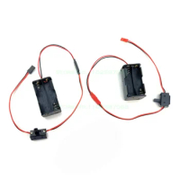RC Switch Light On/Off Power Battery Receiver / 4 AA 6V Battery Container Holder Box JR JST Plug for RC Car Airplane Boat FPV