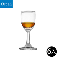 【Ocean】高腳烈酒杯1oz 30ml 6入組 Classic系列(玻璃杯 高腳杯 烈酒杯)
