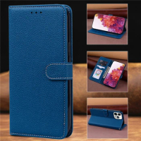 Candy Color Pu Leather Flip Phone Case For Huawei Y6 Y7 Prime 2018 2019 / Y6 2017 / Y9 Prime 2019 Case Wallet Cover Fundas