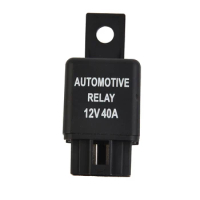 Car Relay 12V 40A Car Automotive 4 Pin SPST Alarm Relay SPST Contact Type Automotive Current Start Tool