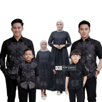 Baju Batik Couple Keluarga Ayah Ibu Anak Seragam Batik Couple Pasangan Suami Istri Motif Pusaka