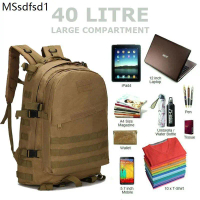 RLL ♔⚡️พร้อมส่ง⚡️ กระเป๋าเป้สะพายหลัง 3D PUBG ระดับ 3 40 ลิตร สไตล์ทหาร♣