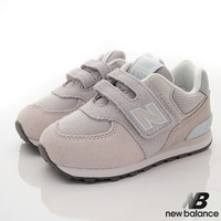 ★New Balance童鞋-休閒運動鞋系列IV574WN1淺灰(寶寶段)