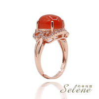 【Selene】璀璨奢華南紅瑪瑙戒