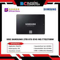 SSD SAMSUNG 2TB 870 EVO MZ-77E2T0BW