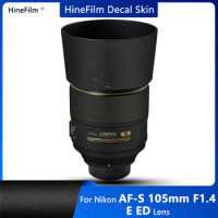 for Nikon AF-S 105 F1.4ED Lens Decal Skin AF-S Nikkor 105mm F1.4E ED Lens Anti Scratch Wrap Cover 105 F1.4 Lens Sticker Film